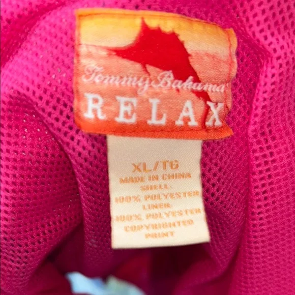 Tommy Bahama Green & Pink Swim Shorts with Tropical XL - Picture 4 of 9